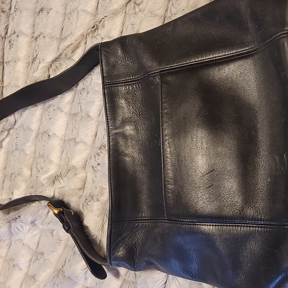 Pre-owed Vintage Coach Hobo Shoulder Bag Genuine Leather - Picture 8 of 13